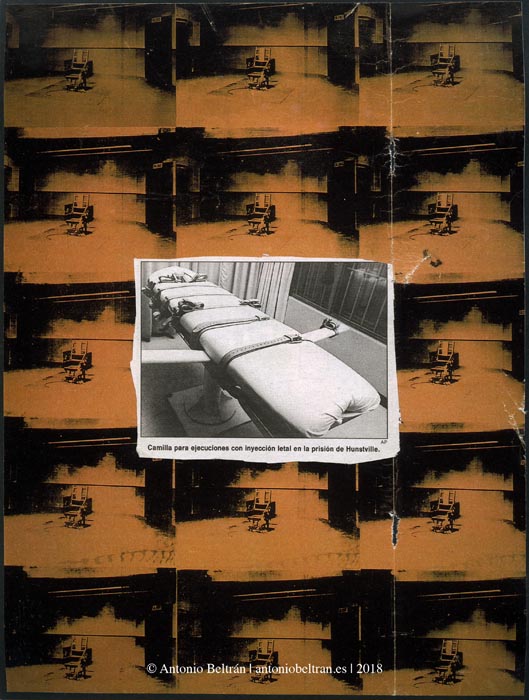 Decoracion Warhol collage ideologica historia arte politica sociologia antropologia subvertising contrapublicidad situacionismo Antonio Beltran