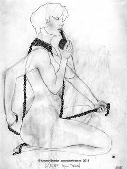 mujer desnuda telefono dibujo erotica poesia biopolitica jovencita antonio beltran