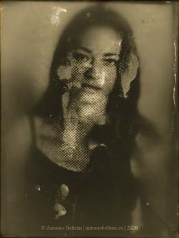 cara chica adolescente collage fotografia poesia Antonio Beltran
