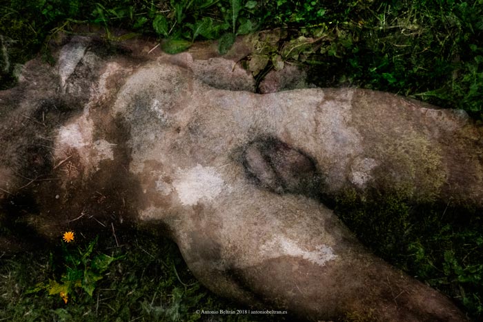 cuerpo hombre desnudo bataille naturaleza fotografia collage poesia arte antonio beltran
