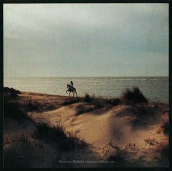 mujer a caballo paisaje playa anuncio erotica poesia arte subvertising contrapublicidad antonio beltran