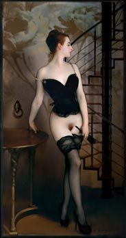 <strong>Madame E</strong>, relectura de <em>Madame X</em>, de John Singer Sargent